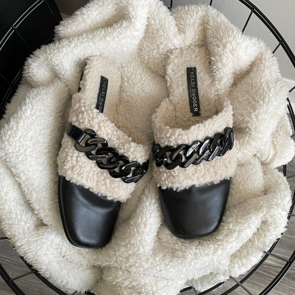 Kelsi Dagger Brooklyn Washer Faux Shearling Slipper